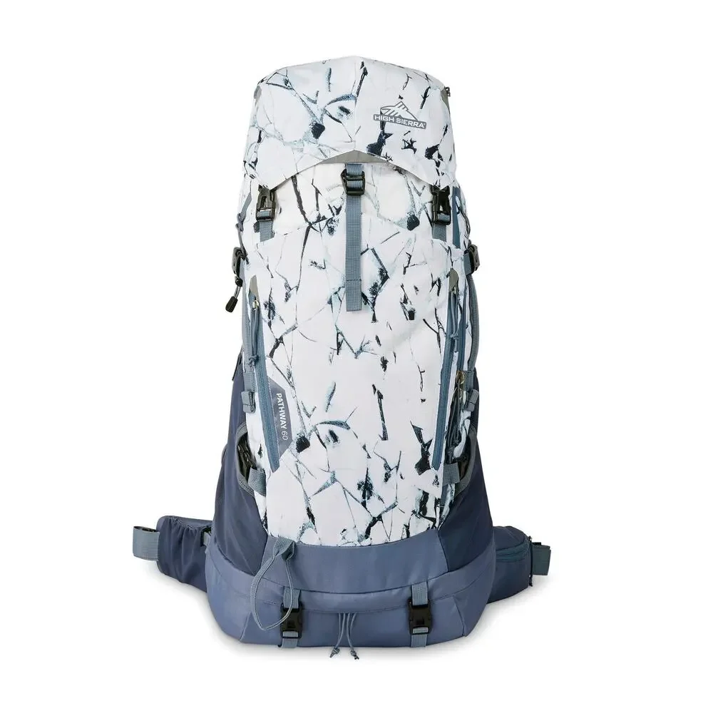 High Sierra Pathway 2.0 Women's 60L Backpack Cracked Ice/Grey Blue